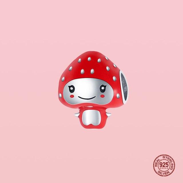 Подвеска из стерлингового серебра 925 пробы, очаровательные бусины для оригинального браслета Panjia, ожерелье, женские украшения