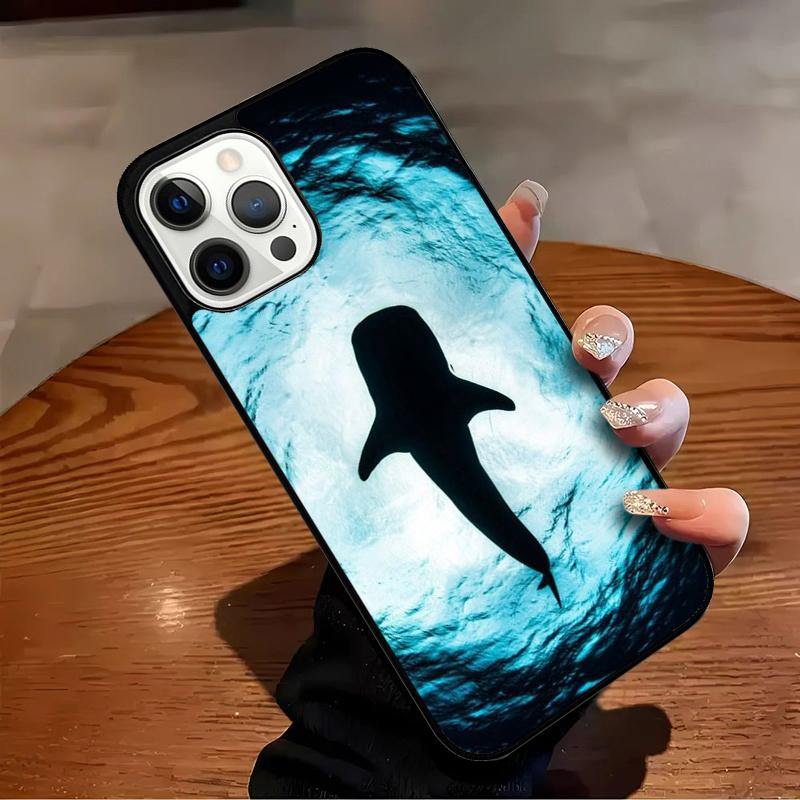 Ocean Whale Shark Animal Phone Case For iPhone 17 Air 16 15 14 13 12 11 Pro Max Max Plus Bumper Case Cover
