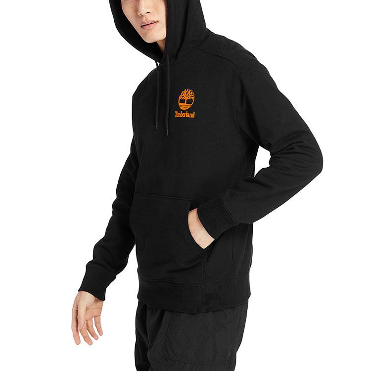 Timberland Повседневная толстовка с капюшоном и принтом логотипа дерева, мужская толстовка черного цвета A2FV7-001