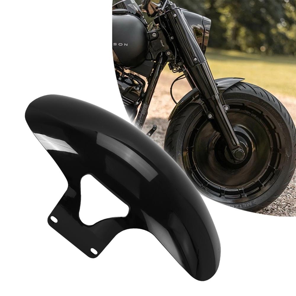 Мотоцикл Глянцевый Черный Переднее Крыло Грязезащита Крышка Для Harley Softail M8 Fatboy FLFBS FLFB 2018-2022