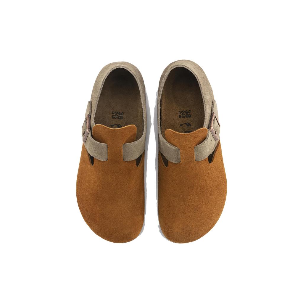 Birkenstock Замшевые Низкие Повседневные Кроссовки Унисекс Коричневый Серый 1024973