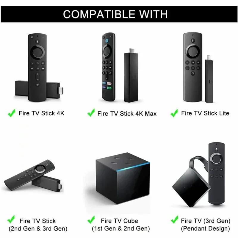KEBIDU Smart Voice Remote Control Replacement TV Stick 4K MAX Lite Cube Smart Remote Works with Alexa for Fire Stick TV 3rd Gen