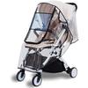 Housse De Pluie Universelle Pour Poussette - Bemece - Noir - Dimensions: 55,9 X 94 X 94 Cm