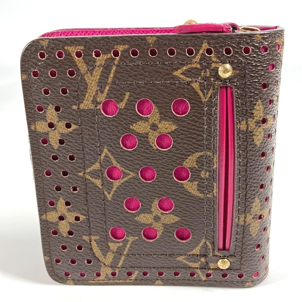 Louis Vuitton M95188 MonogramPerfo Compact zip Compact Wallet Folded wallet