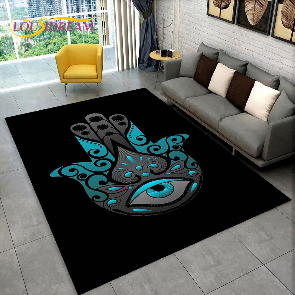 Коврик Nazar Evil Eye Tree of Life, ковер для дома, гостиной, спальни, дивана, коврик для кухни, декор для кухни, нескользящий напольный коврик для детских игр