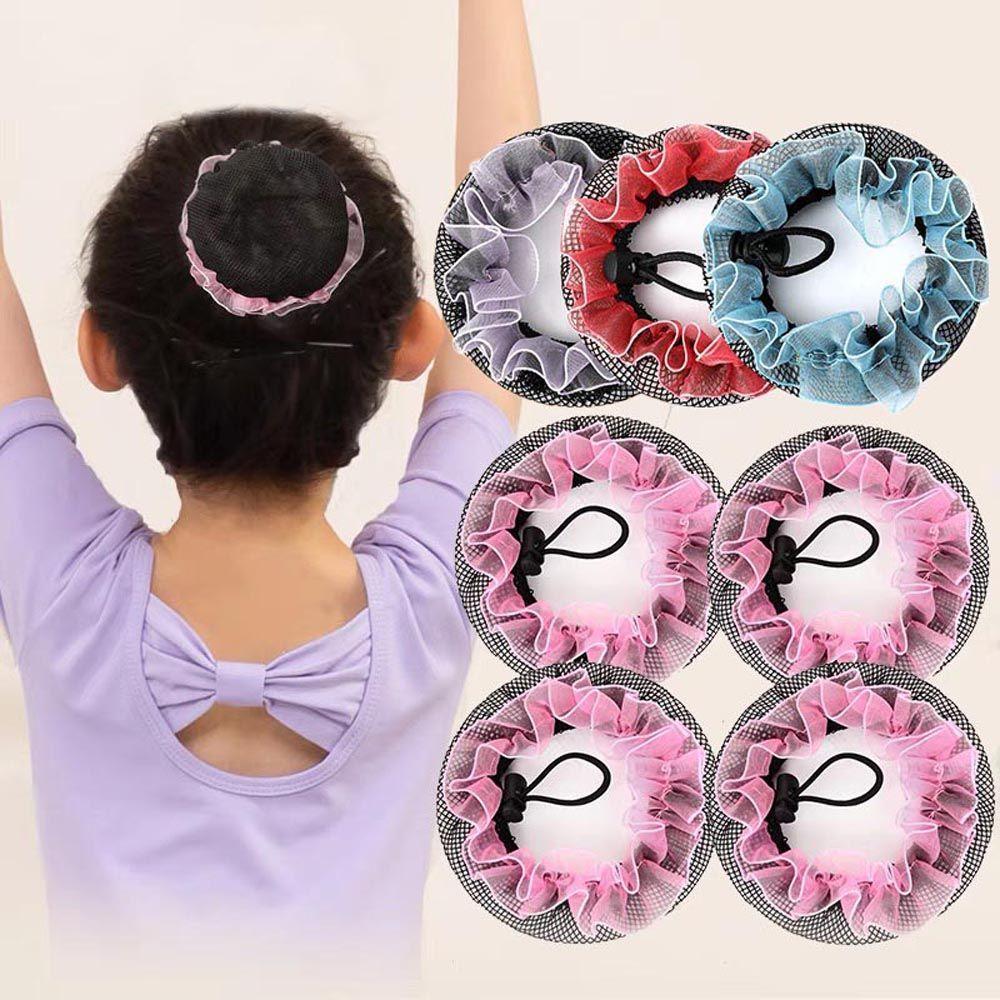 Elastic Adjustable Hair Holder Ballet Bun Hair Nets Girls Drawstring Snoods Ponytail Holder