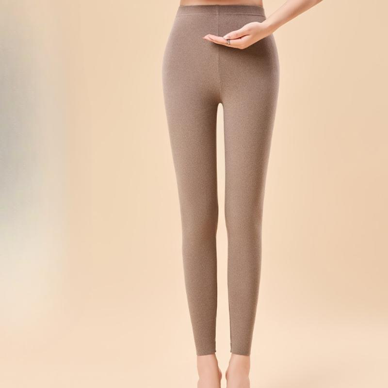 Long Johns with Low Waist and Double-sided Heating and Warm Tights, New Leggings for Women