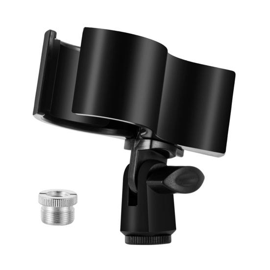 Микрофонный зажим Регулируемый микрофонный зажим для микрофонов с диапазоном внешнего диаметра от 1,26" до 2,36" для сцены церкви студии