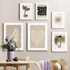 Abstract Boho Leaves Lines Face Heart Sun Posters And Prints Canvas Painting Nordic Wall Art Pictures Living Room Home Decor
