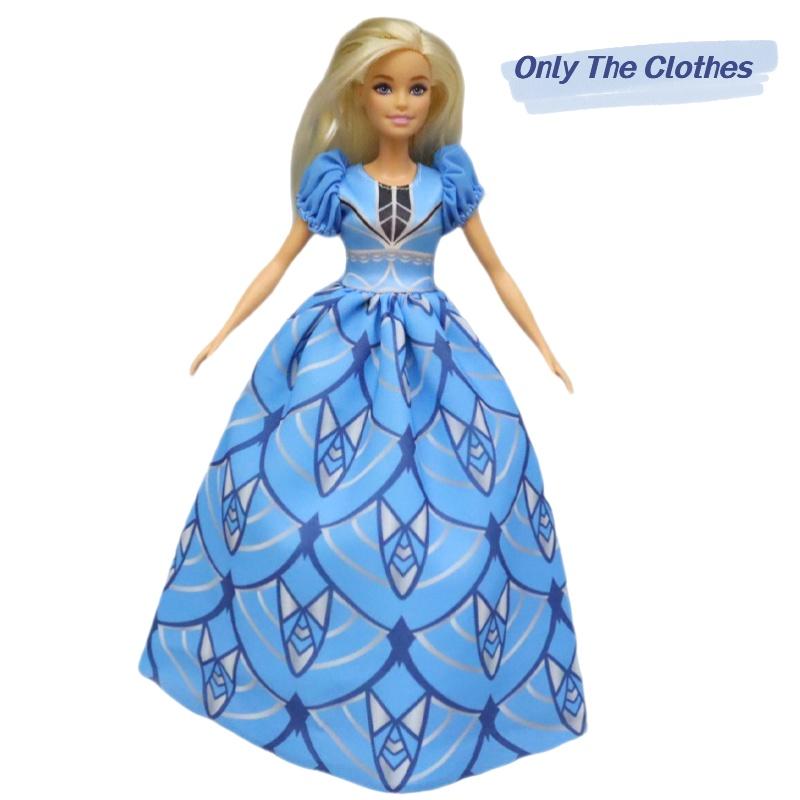 Fashionable Barbie Doll Costume Children's Pretend Play Clothing With Elegant Wedding Dress Available In Multiple Colors