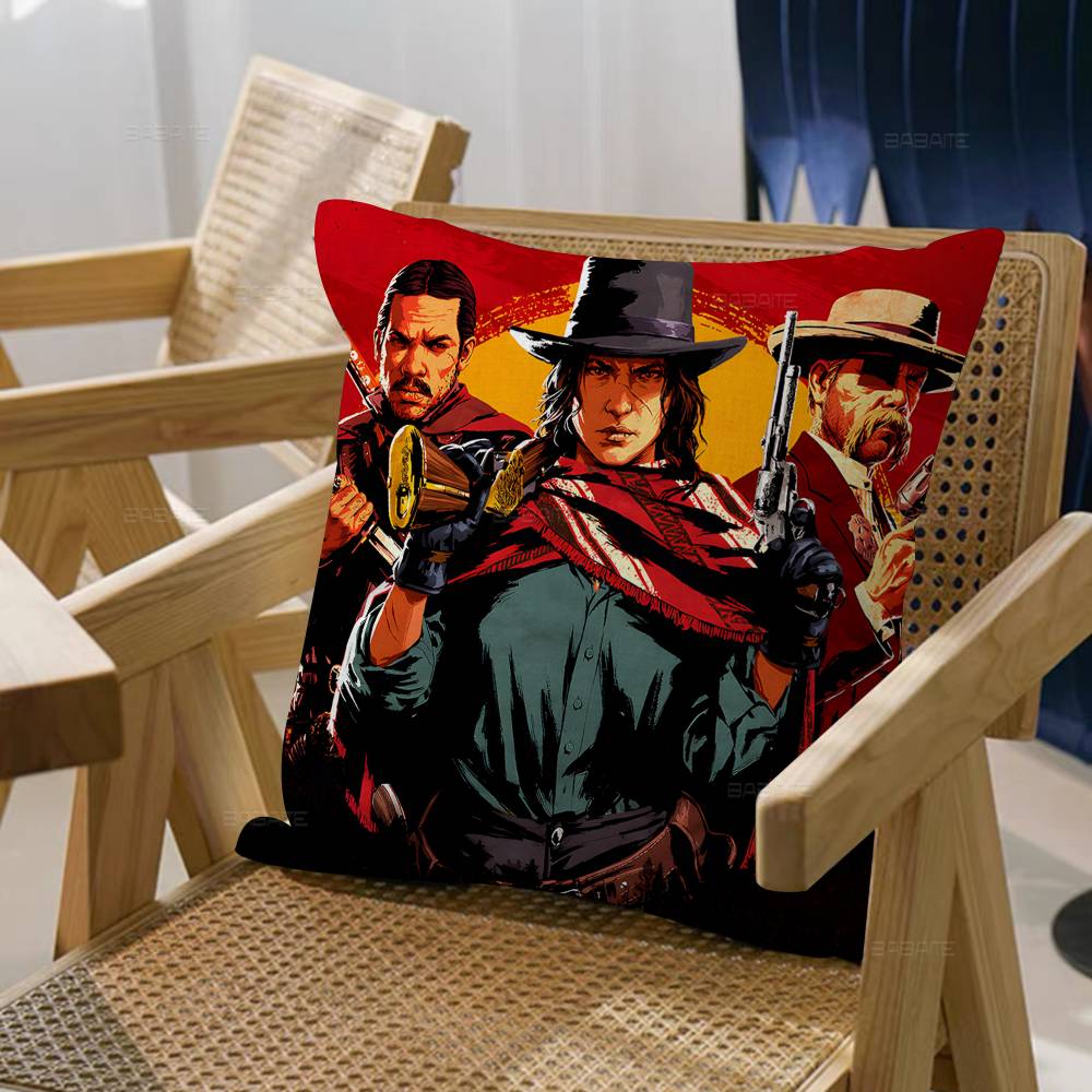 Red Dead Redemption Наволочка мультфильм Подарок Чехол для подушки Спальня Дом Диван Стул Сиденье Декор чехол для подушки