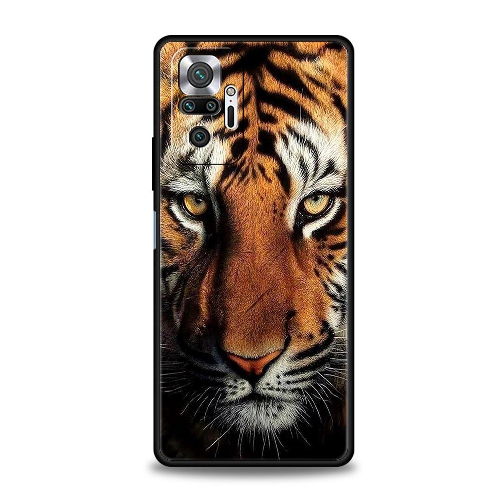 Чехол для телефона с изображением тигра, волка, льва для Xiaomi Redmi Note 14 13 12 5G 9S 9 10 11 Pro Plus 9T 14C 13C 12C 10C 9C 9A, мягкий чехол