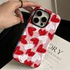 Summer mobile phone case women's cartoon love iPhone protective case two-in-one mobile phone case Apple 17 magnetic case