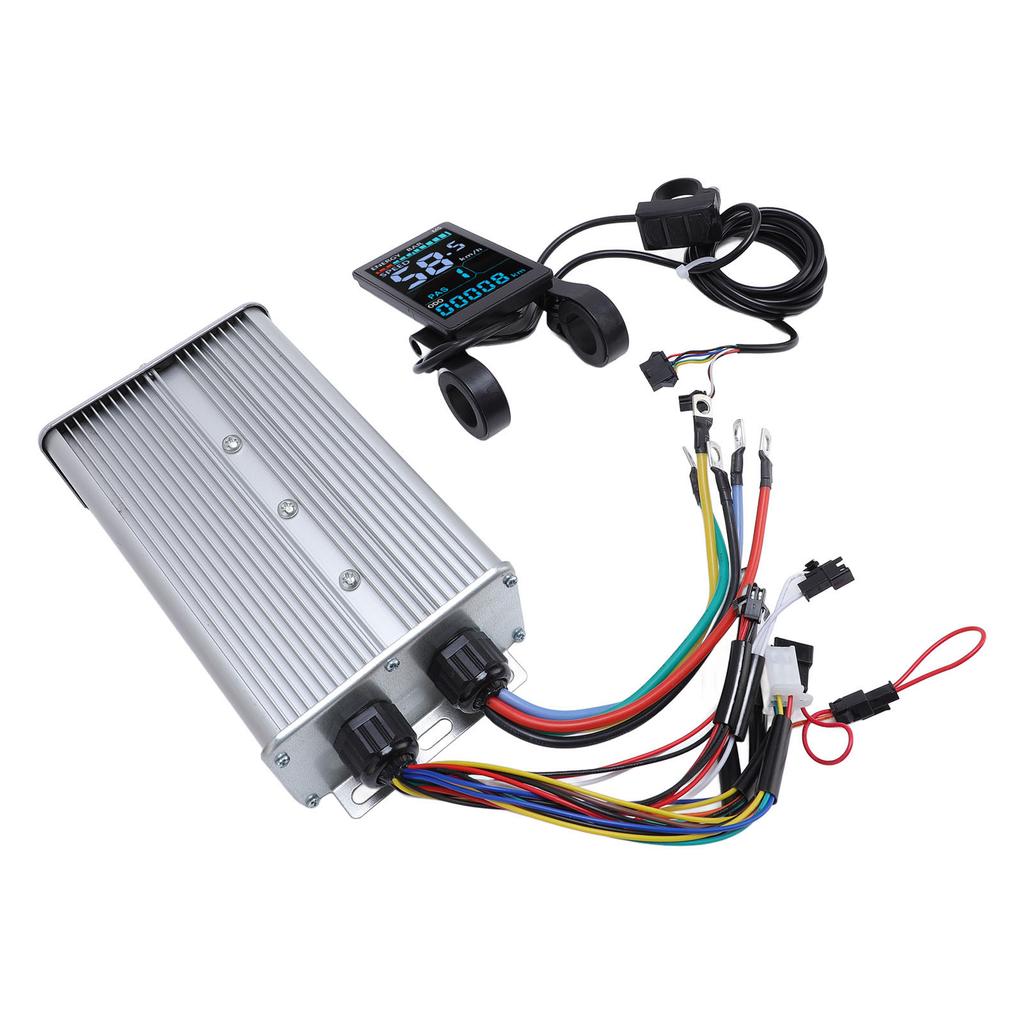 Контроллер электросамоката с ЖК-дисплеем 48 В 60 В 72 В 60 А Контроллер двигателя из алюминиевого сплава