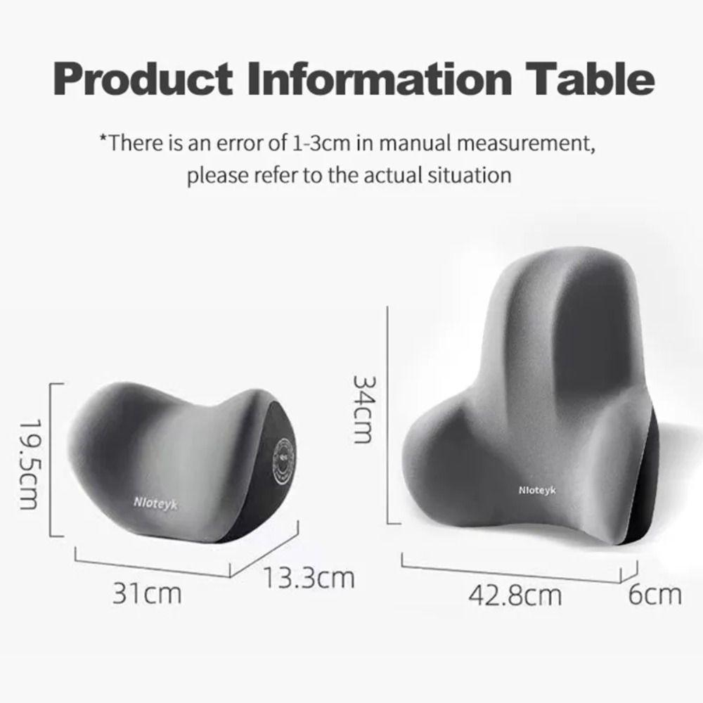 Polyester Fiber Breathable Car Headrest Soft Protective Lumbar Support Car Interior Ornaments