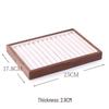 Walnut Jewelry Display Stand Set: Ring Tray & Necklace Mannequin