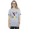 Disney Womens/Ladies Mickey Mouse Rad Dad Cotton Boyfriend T-Shirt