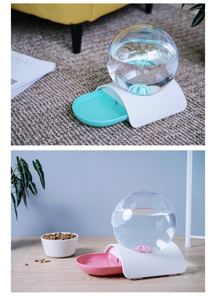 Автоматическая поилка для кошек и собак Bubble Pet - Без подключения к сети, конструкция, предотвращающая намокание мордочки