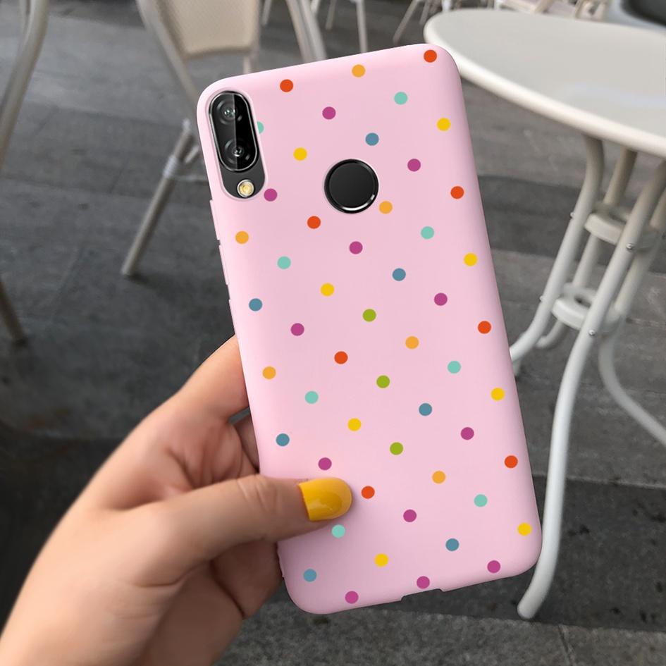 For Huawei P20 Lite Case Phone Cover Cute Love Heart TPU Protective Bumper Shell For Huawei P20 Lite ANE-LX2 Nova 3E Soft Fundas