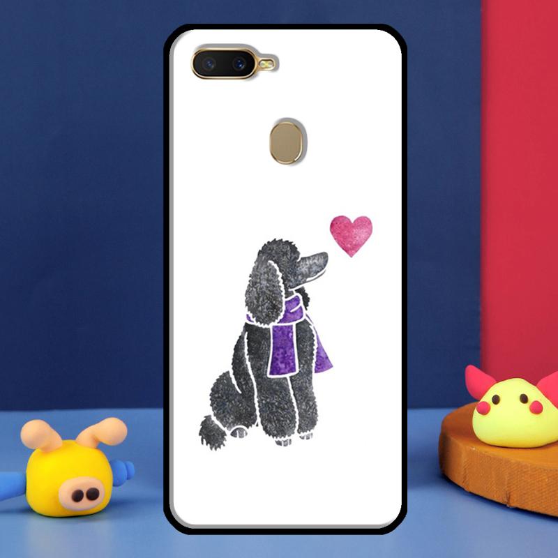 Чехол Мультяшная Собака Пудель Для Oppo A91 A5 A9 A16 A76 A96 A58 A78 A98 A52 A72 A74 A94 A54 S A57 A77 A15 A17