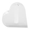 Heart Shaped Rose Stand Transparent Acrylic Plated Rose Flower Stand Shelf Decoration for Single