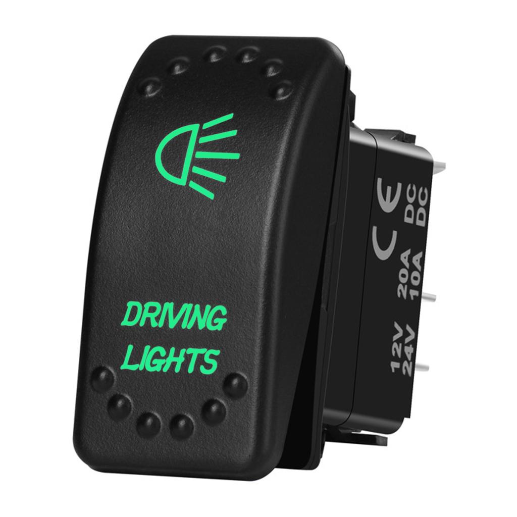 12V 20A Boat Car Rocker Switch ON OFF / ON OFF ON Toggle Switch Green Led Bar Anchor Flood Light for ARB CARLING NARVA 4x4 Truck Battery Switches5