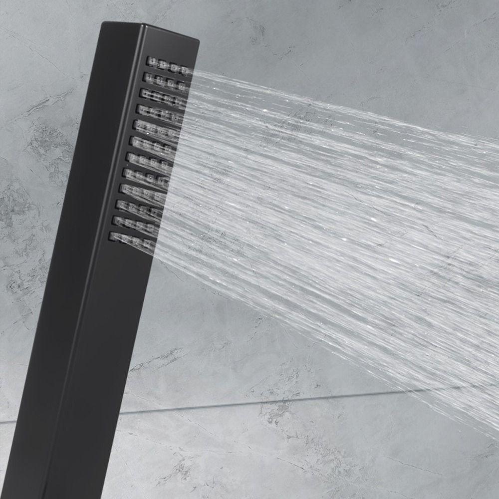 Single Function Shower Head Square Shower Sprayer Useful Water-saving Sprinkler