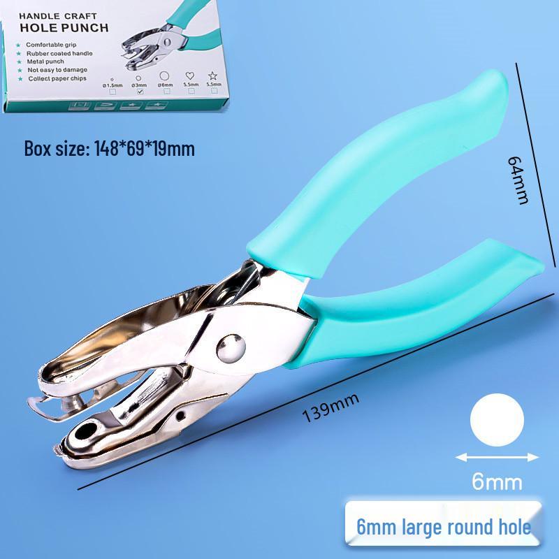 Металлический дырокол в форме сердца на одно отверстие для листов на кольцах – Идеально для студентов и рукоделия