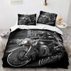 Motorcycle Bedding Set Single Twin Full Queen King Size Wild Race Bed Set Aldult Kid Bedroom Duvetcover Sets 3D Print Cool 031
