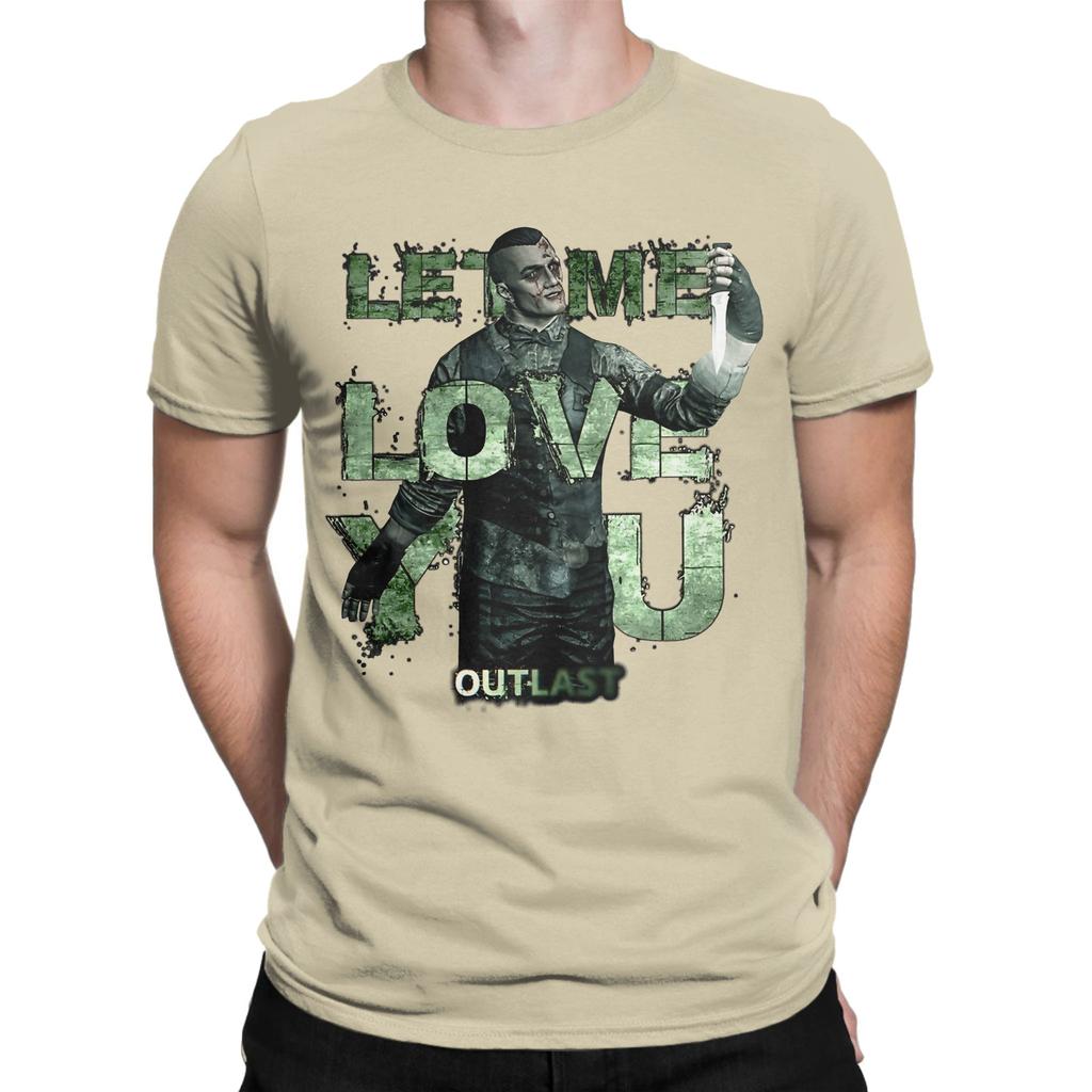 Outlast Eddie Gluskin Unisex T Shirts Casual Tee Shirt Short Sleeve Round Collar Tshirts Pure Cotton Gift Idea Tops