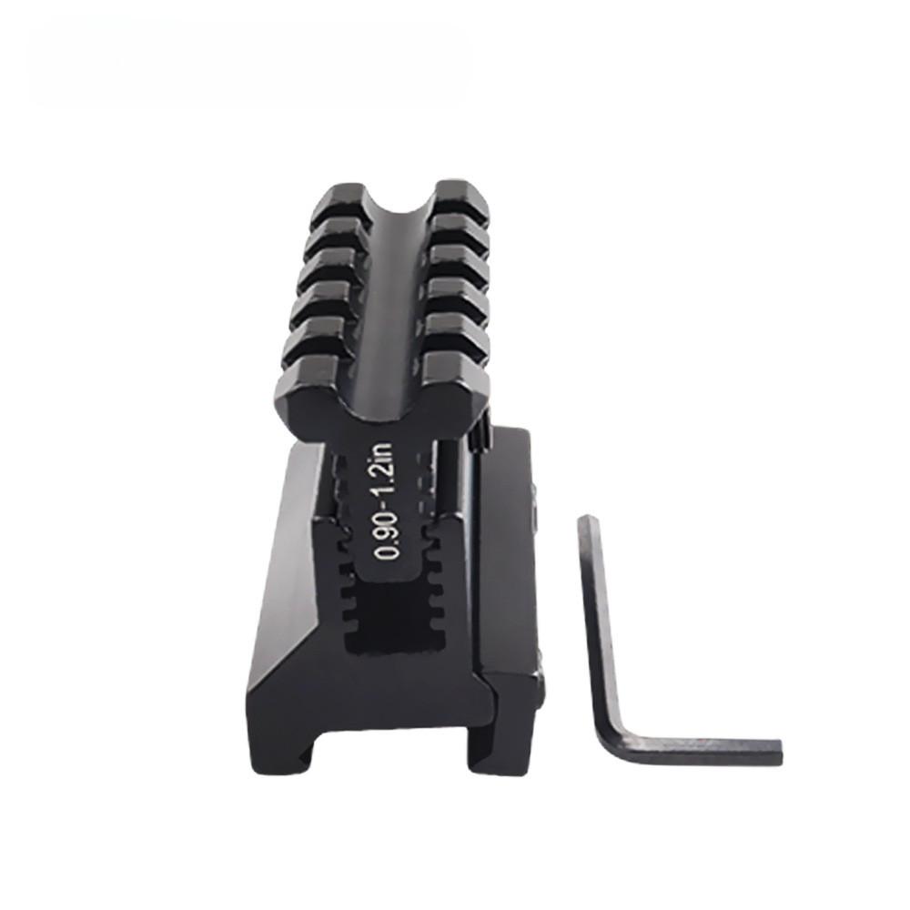 60 мм Регулируемый Металлический 5-слотовый Кронштейн для Увеличения Высоты, База планки Пикатинни/Вивера 21 мм