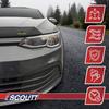 Bra Capot Déflecteur Protection SCOUTT Pour Renault Express Depuis 2021, Aérodynamique, Assemblage Facile, Aucun perçage requis