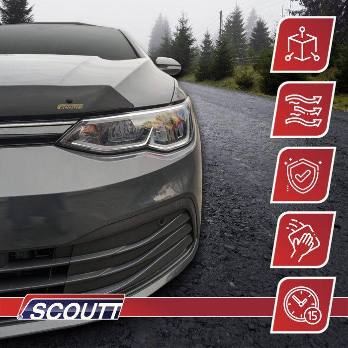 Bra Capot Déflecteur Protection SCOUTT Pour Renault Express Depuis 2021, Aérodynamique, Assemblage Facile, Aucun perçage requis