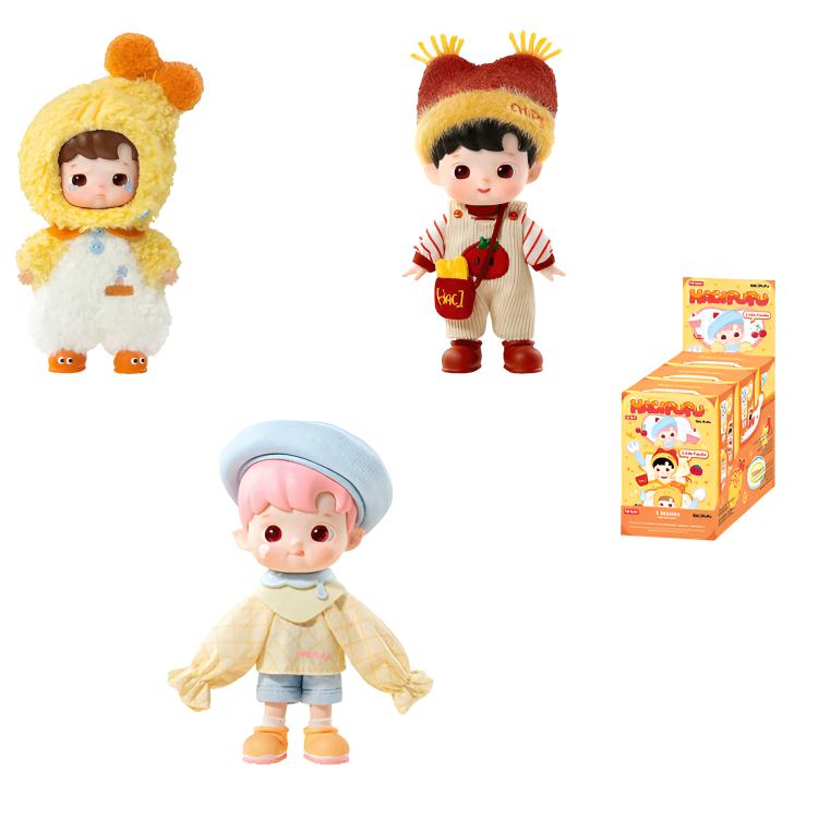 POP MART Hacipupu Little Gluttony Collection 1/12 Action Doll Mystery Boxes Single Mystery Box/Full Box 3 Pcs PPMT-2511-0027