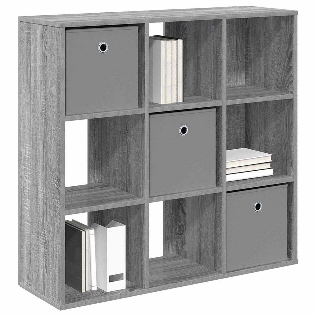 Sideboard with Drawers Grey Sonoma 88.5 x 29 x 84.5 cm