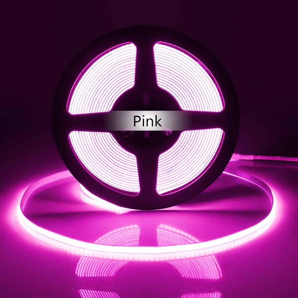 Яркие светодиодные ленты COB, 12 В, гибкие, ширина печатной платы 5 мм, RA90, супер тонкая неоновая лента для украшения кухонного шкафа, комнаты