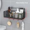 Настенная подвесная корзина для ванной комнаты - органайзер для душа без сверления