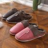 Down Cotton Slippers Autumn and Winter Bag Heel Non-slip Indoor Home Home Home Thickened Warm Couple Outer Cotton Shoes