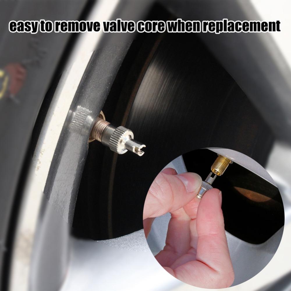 8pcs Copper Tire Valve Caps Dustproof Seal Nipple Caps Cover Auto Wheel Cap  for Car Motorcycle