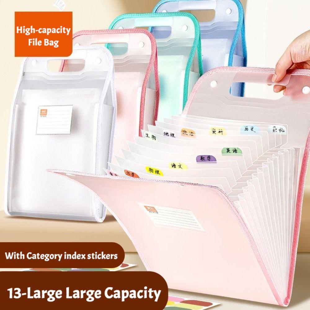 ПП Папка для файлов формата А4 Высокоемкий пакет для документов Мультяшная сумка-архив Подарок