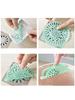 50pcs 10x10cm Disposable Floor Drain Stickers Anti-blocking Filter Floor Drain Mesh Sticker Hair Catcher Stopper Shower Drain
