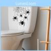 Spider Halloween Web Toilet Sticker Decor For Living Room Bedroom Entryway And