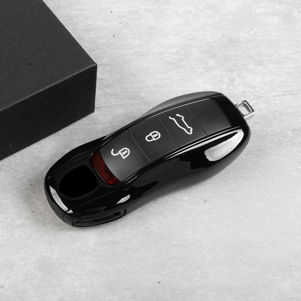 For Porsche Cayenne Key Case Macan718 Paramela Taycan911 Car Key, Piano Black