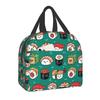 Kawaii Japan Sushi Lunch Box для женщин и детей, многофункциональный мультяшный японский пищевой термохолодильник, изолированная сумка для обеда, офисная работа