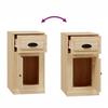 Side Table with Drawer Sonoma Oak 40 x 50 x 75 cm