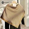 Haoman Textile HM-AMS001 Cailu Printed Square Scarf