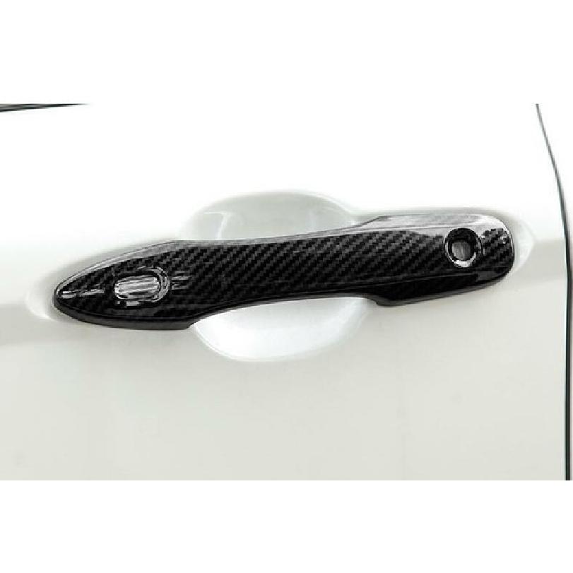 For  Toyota Corolla Hatchback Carbon Fiber Style Car door Handle Cover Trim