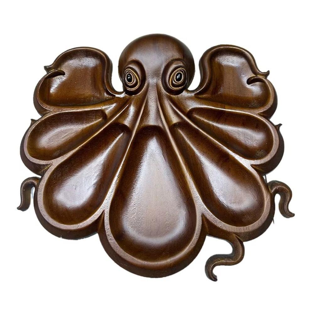 Wooden Octopus Food Platter Unique Octopus Charcuterie Boards Octopus Serving Tray  Party Food