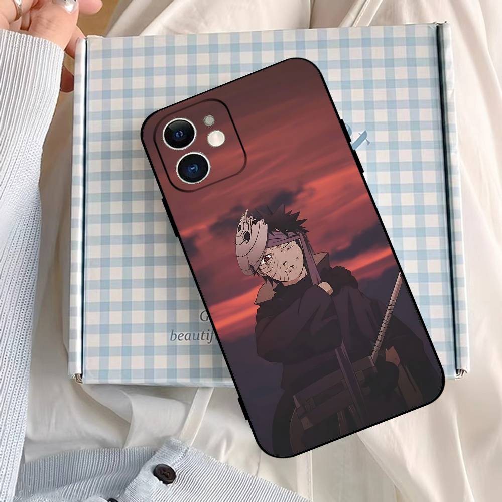 Y-UchihaT Obito Phone Case Black Phone Case For IPhone 17/16/15/13/14 Pro Max/ 11Plus/X/Xr/Xs Max 13mini