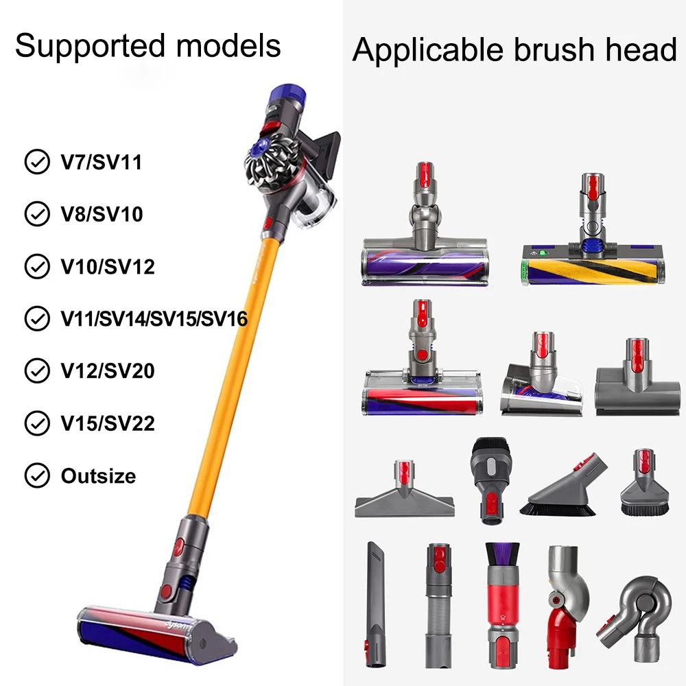2 шт., подставка для хранения насадки для чистящей щетки для Dyson V7 V8 V10 V12 V11 V15, подставка для пылесоса, подставка для инструментов, насадка для основания, стойка для насадок